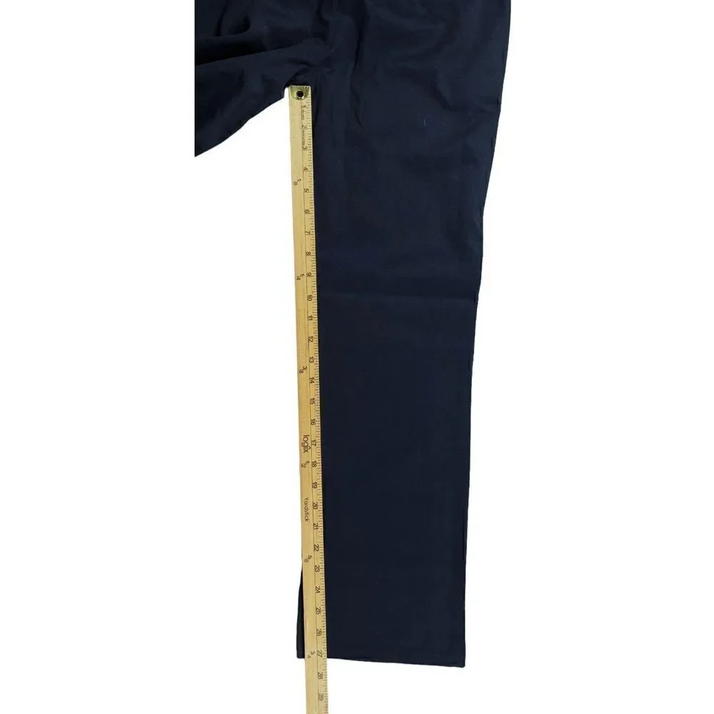 New Nautica Boy's Pants Size 14 Regular Blue Adjustable Waist School Uniform